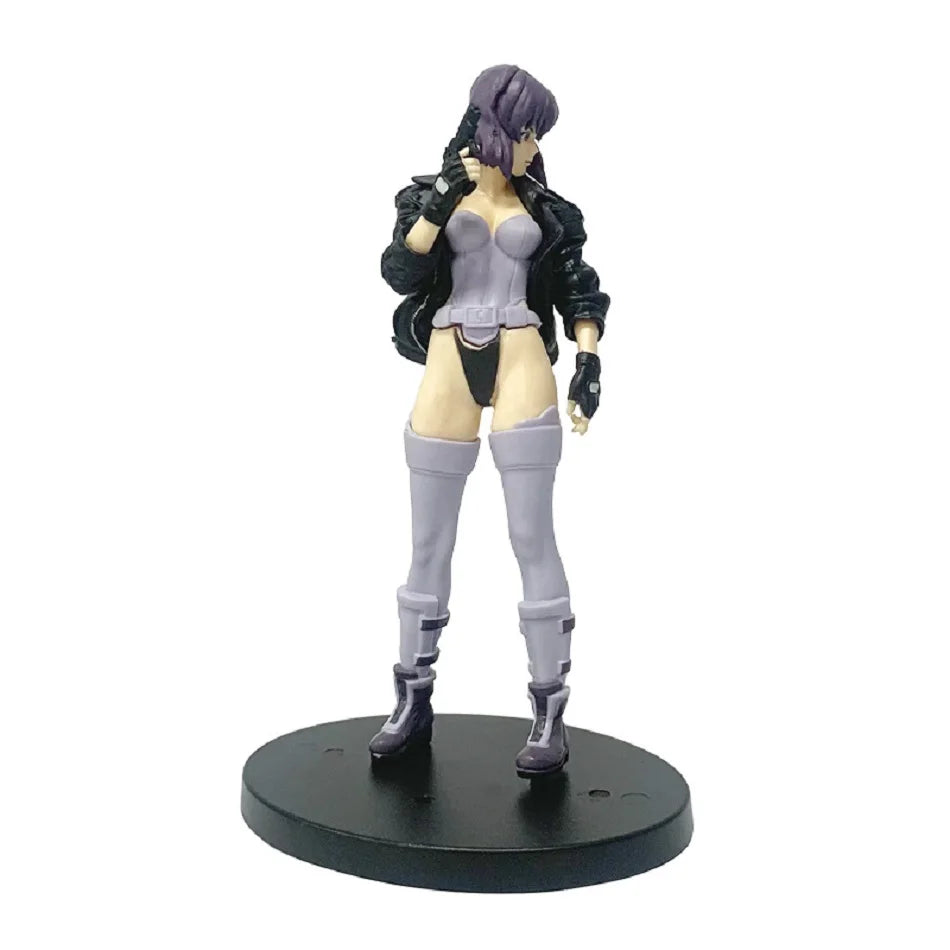 18cm/7.09in Ghost In The Shell Anime Figure Kusanagi Motoko Action Figure Room Decorations PVC Collection Model Toys Peripherals