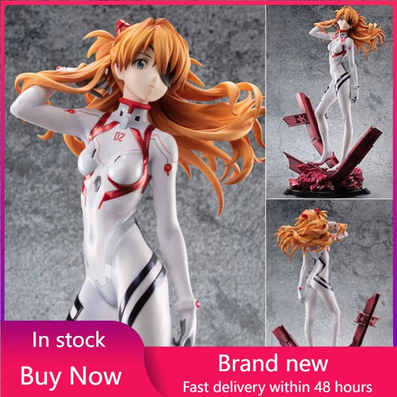 In stock Genuine EVA  Final task Asuka Langley Soryu 27CM PVC Action Anime Figure Model Toys Figure Collection Doll Gift