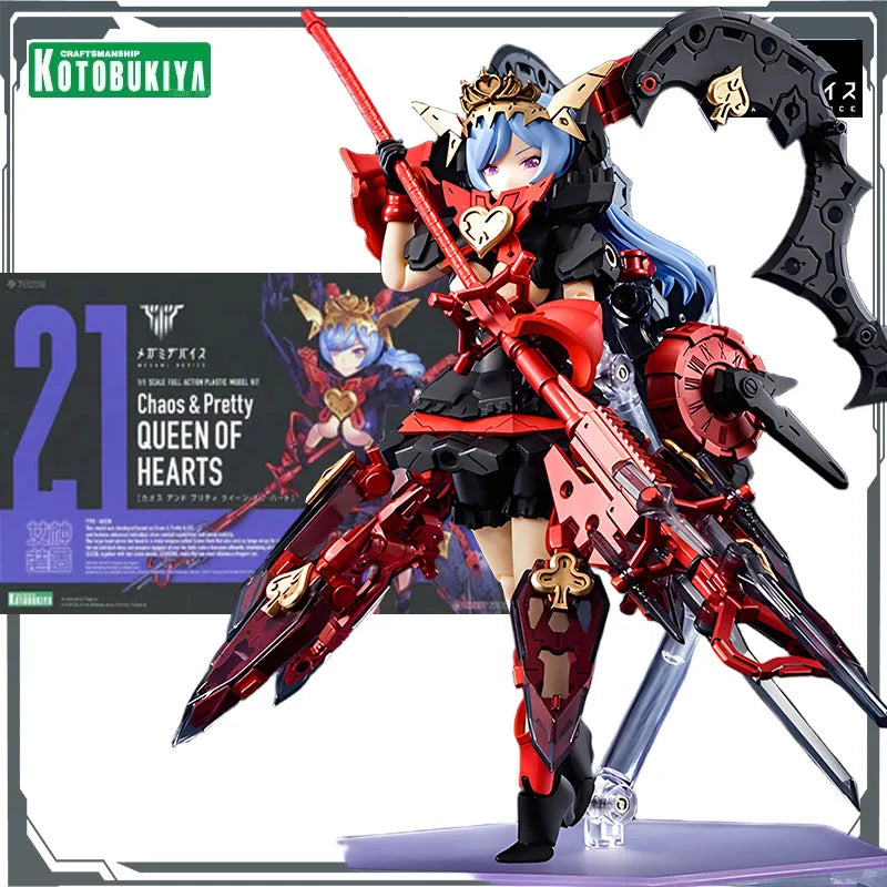 Kotobukiya Original MEGAMI DEVICE Chaos & Pretty GRANDMA&Chaos & Pretty QUEEN OF HEARTS Assembly Model Toys Model Gifts for Boys