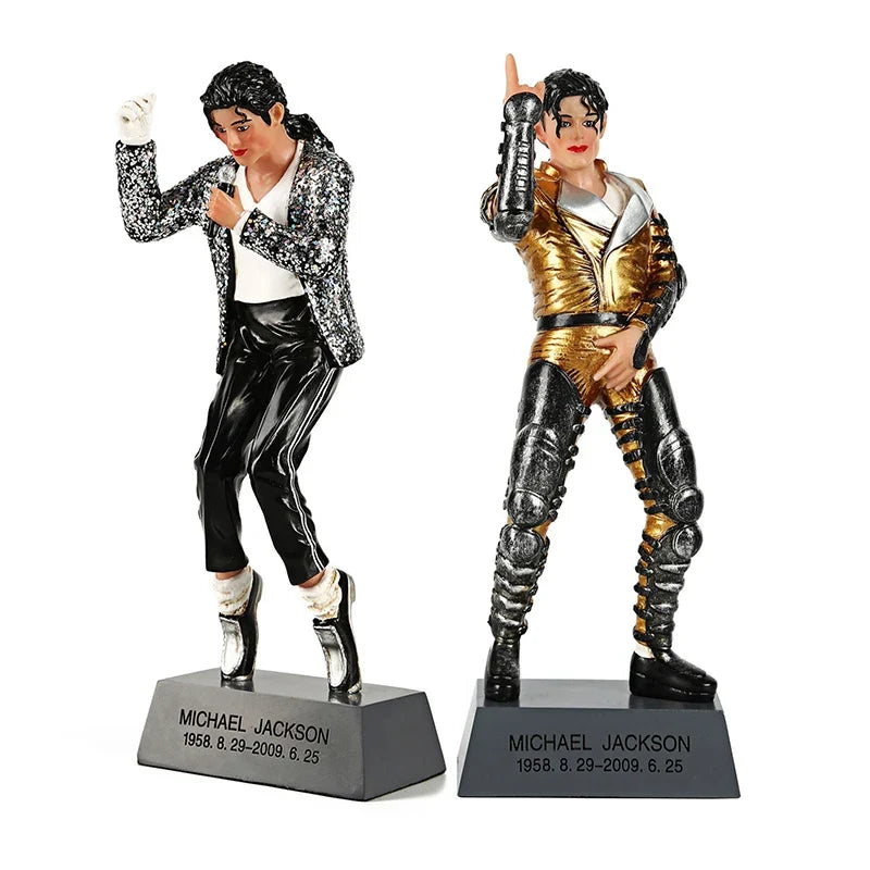 Soul Singer Michael Jackson Action Figure Tiptoe Dance Resin Model Toys