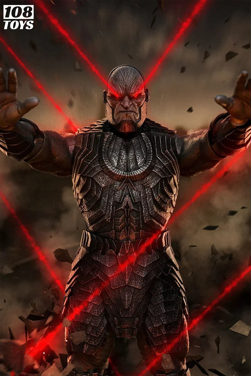 108toys 101001 1/6 Darkseid Uxas God of Death Action Figure Model Statue Level Doll 45CM Eyes with Purple Light Special Effects
