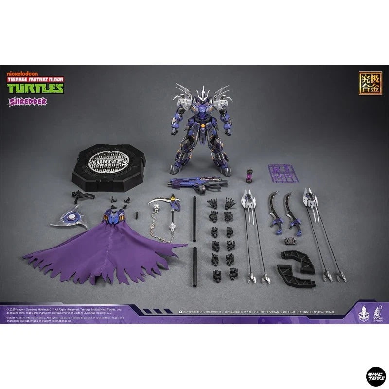 In Stock HEATBOYS Teenage Mutant Ninja Turtles Shredder Chinese Mecha Model Kit Action Figure Model Toy Doll Gift Collectible