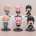 SPYxFAMILY PVC Action Figures: 1pc Random Color 10cm Q Version Spy Toys for Home Play - 6 Characters Available