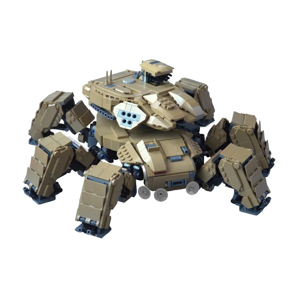 MOC Cyberpunk Chimera Model Building Blocks Mechanical Monsters Military Heavy Duty Taco Brick Toy Adult Gift