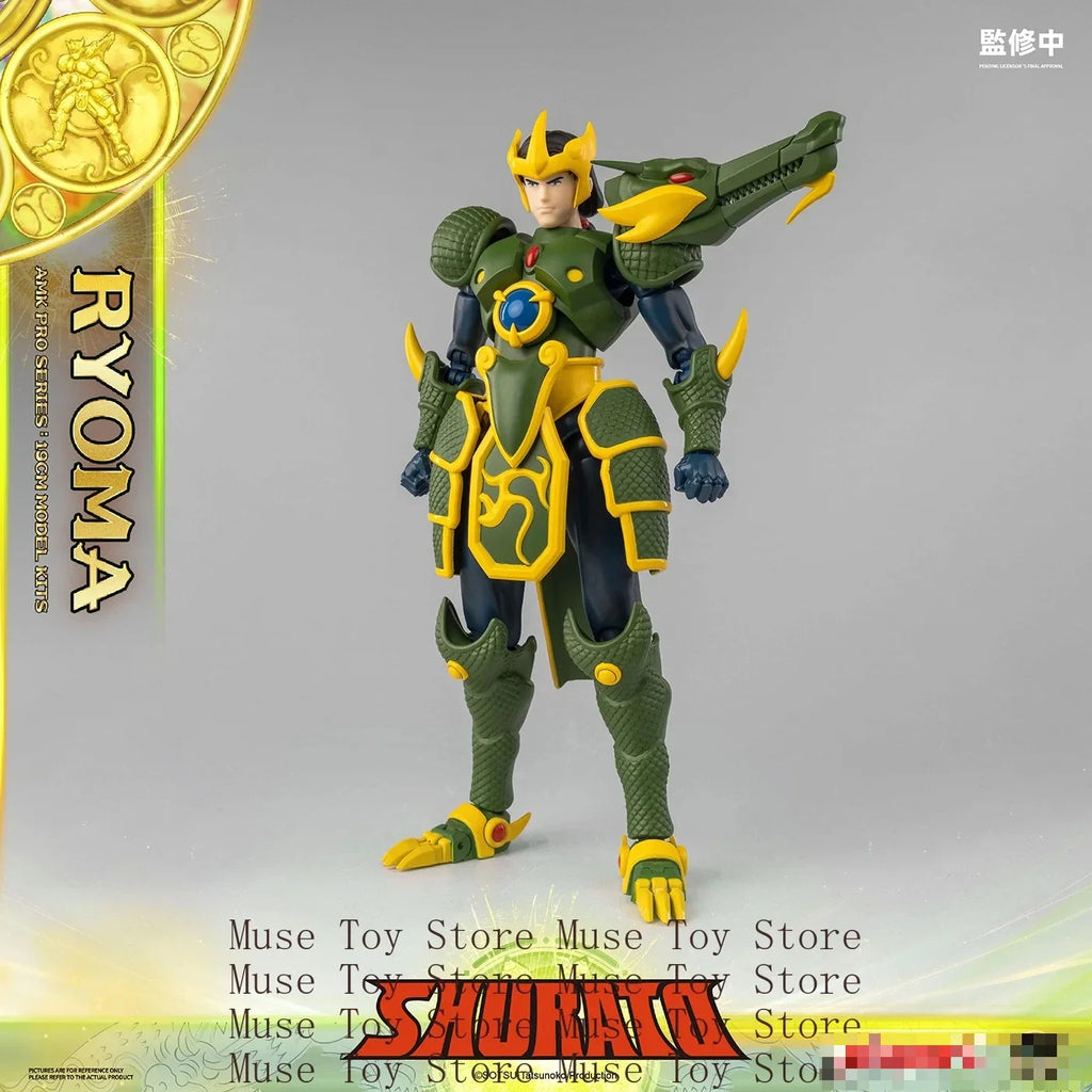 In stock AMK PRO X Series Tenkuu Senki Shurato The King Ryu Ryoma Shakti Armor Dragon Naga Metal Armor with Object Action Figure