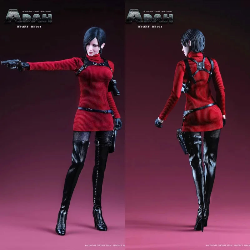 2025 NEW BY-ART BY-021 1/6 ADAH Ada Wong Mysterious Agent Red Battle Clothing Survival Game Mystery Spy Clothes Set Fit Toy