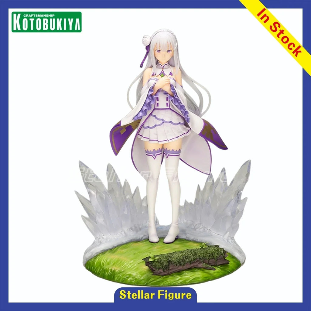 【SF】In Stock Kotobukiya Re: Life in Another World From Scratch Emilia 1/7 Scale Figure Model Toys Gifts