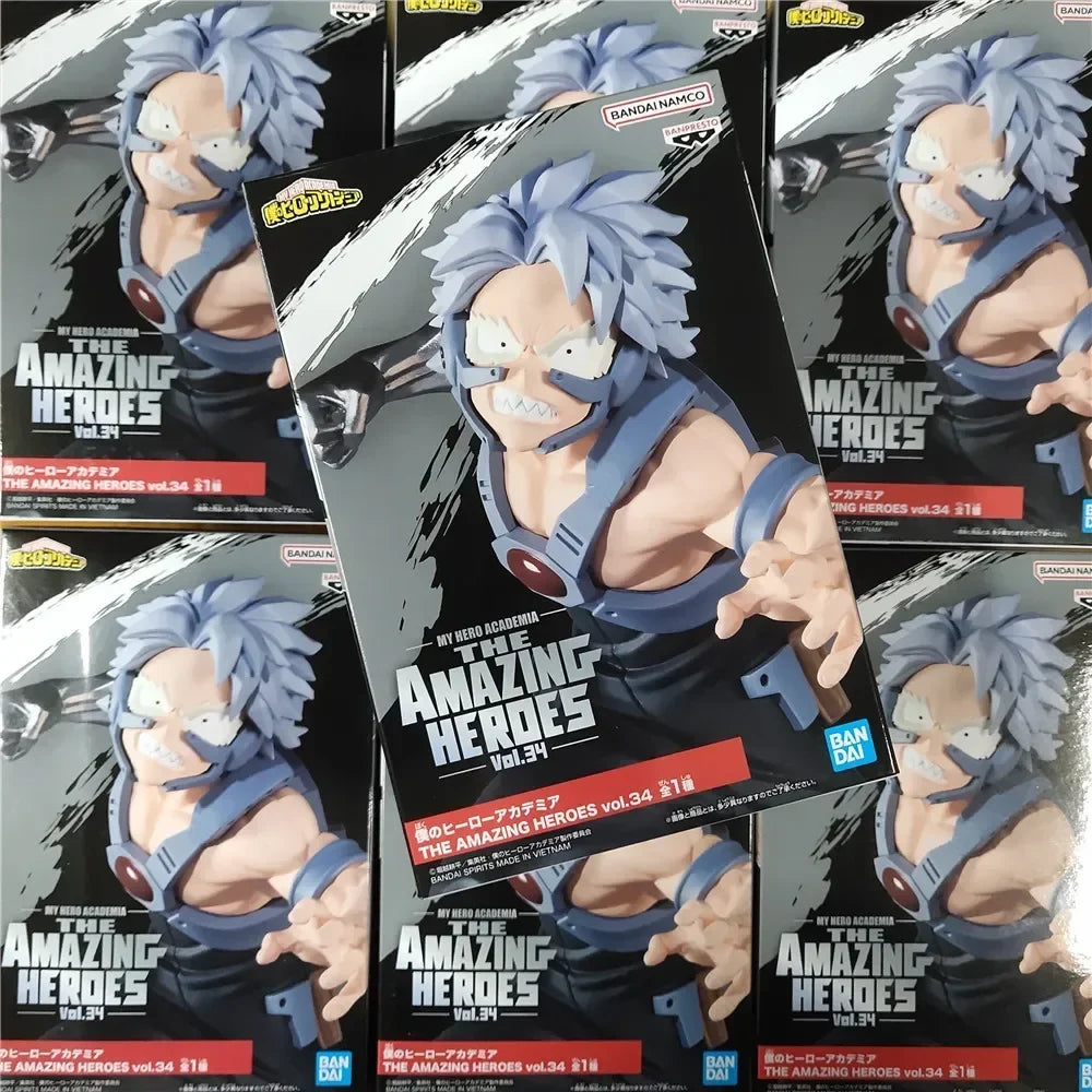 Original Bandai My Hero Academia DXF Tetsutetsu PVC Action Figures Boku No Hero Academia Collect Ornaments Figure Model Toys