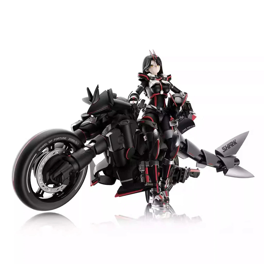 In Stock 1/12 Battle Riding Goddess Shako Action Figure Special Edition Yubo Cultural Shark Anime Figurine Mecha Musume Assembly