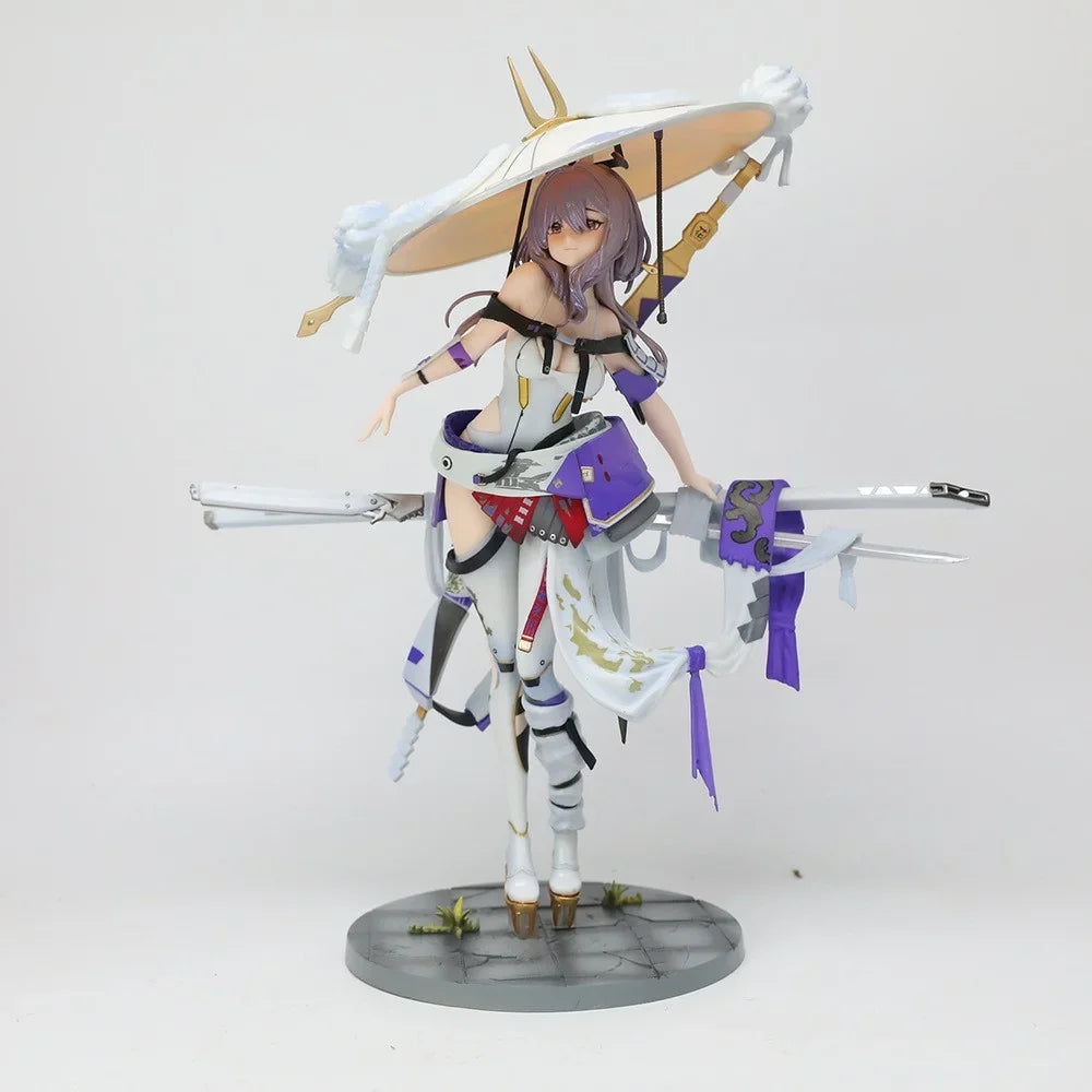 New 25cm Anime Goddess Alice Red Lotus Action Figure Pvc Collectible Statue Desktop Ornament Gift For Anime Fans Birthday Gift