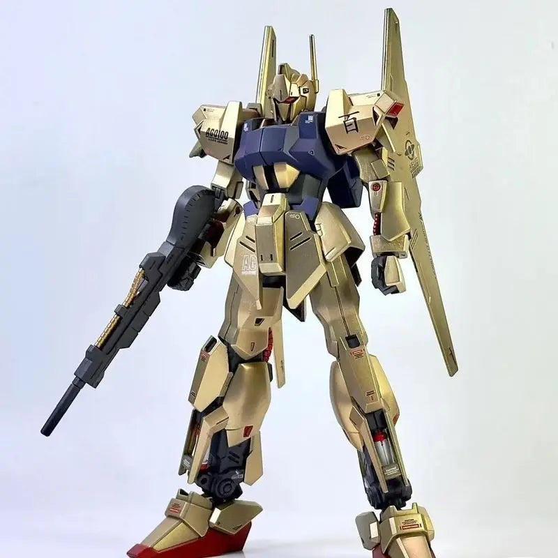 Wmh Wanmohui Jimo Club Hg Nu Baishi Pre-Sprayed Champagne Gold Model Kit -  Action Figures Children'S Puzzle Assembly Toys Gift