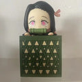 Japanese Bandai Genuine Scale Model Demon Slayer Q Edition Series Model Kamado Tanjirou Nezuko Action Figure Toys