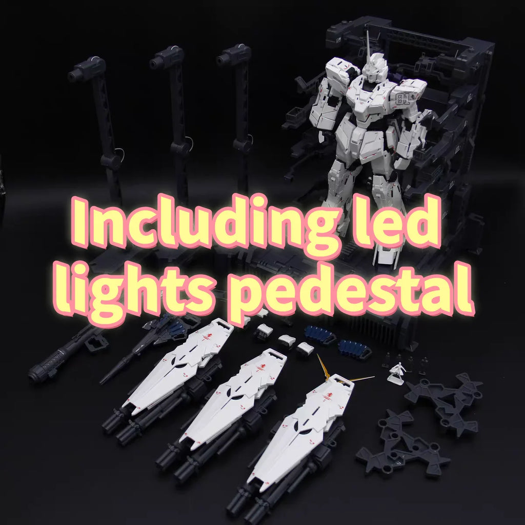 Shenshou Modell Mgex Rx-0 Actionfiguren Mg 1/100 Einhorn 2202 Montagemodellbausatz Mecha Roboter Sammlerfiguren Hobbys Spielzeug Geschenke