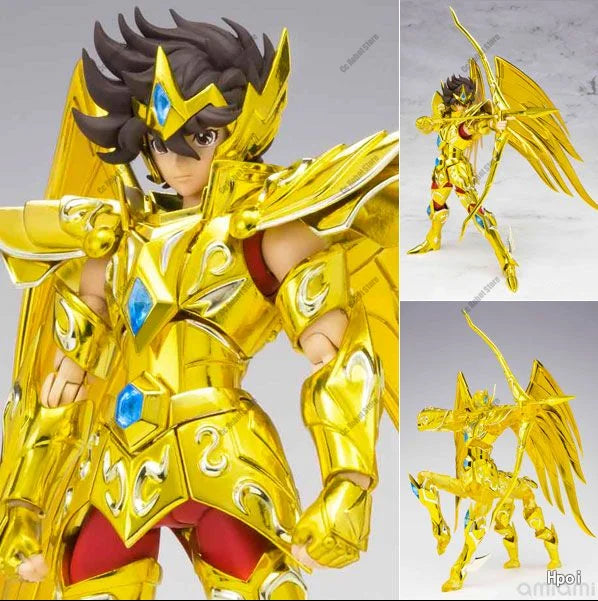 Bandai 100% Original Saint Seiya Myth Cloth Sagittarius Seiya Action Figure Movable Birthday Gift Collection