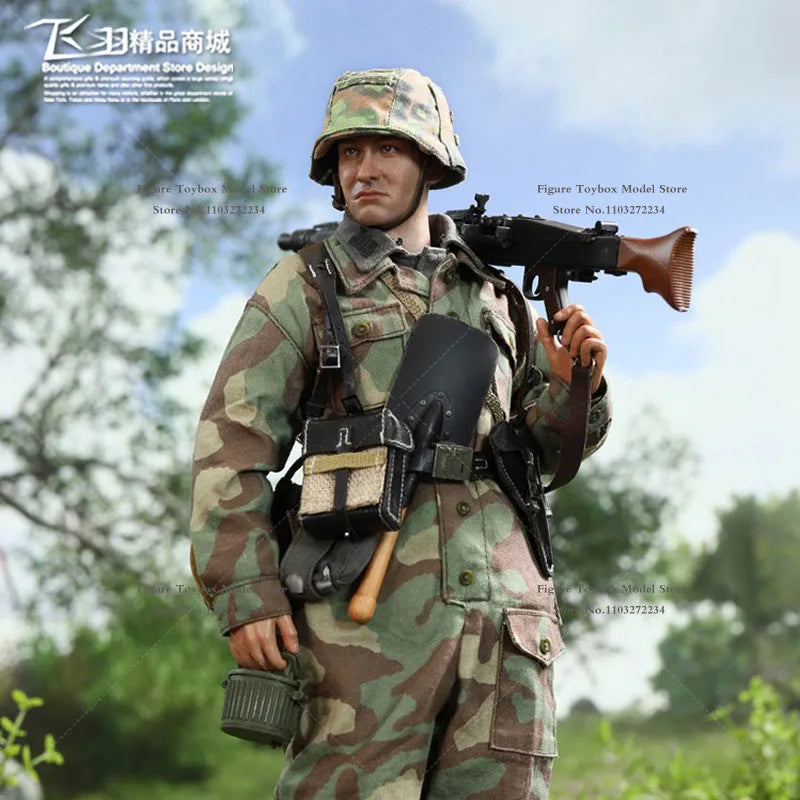 DID D80169 1/6 Collectible Military Man Soldier Armored Division MG42 Machine Gunner Otto 12" Full Set Fans Model Action Figure