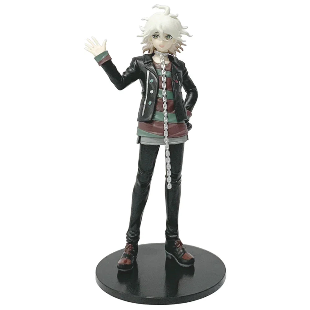 20.5CM Figure Komaeda Nagito Standing Posture Game Character Anime Danganronpa Model Toy Gift Collection Ornaments Crafts PVC