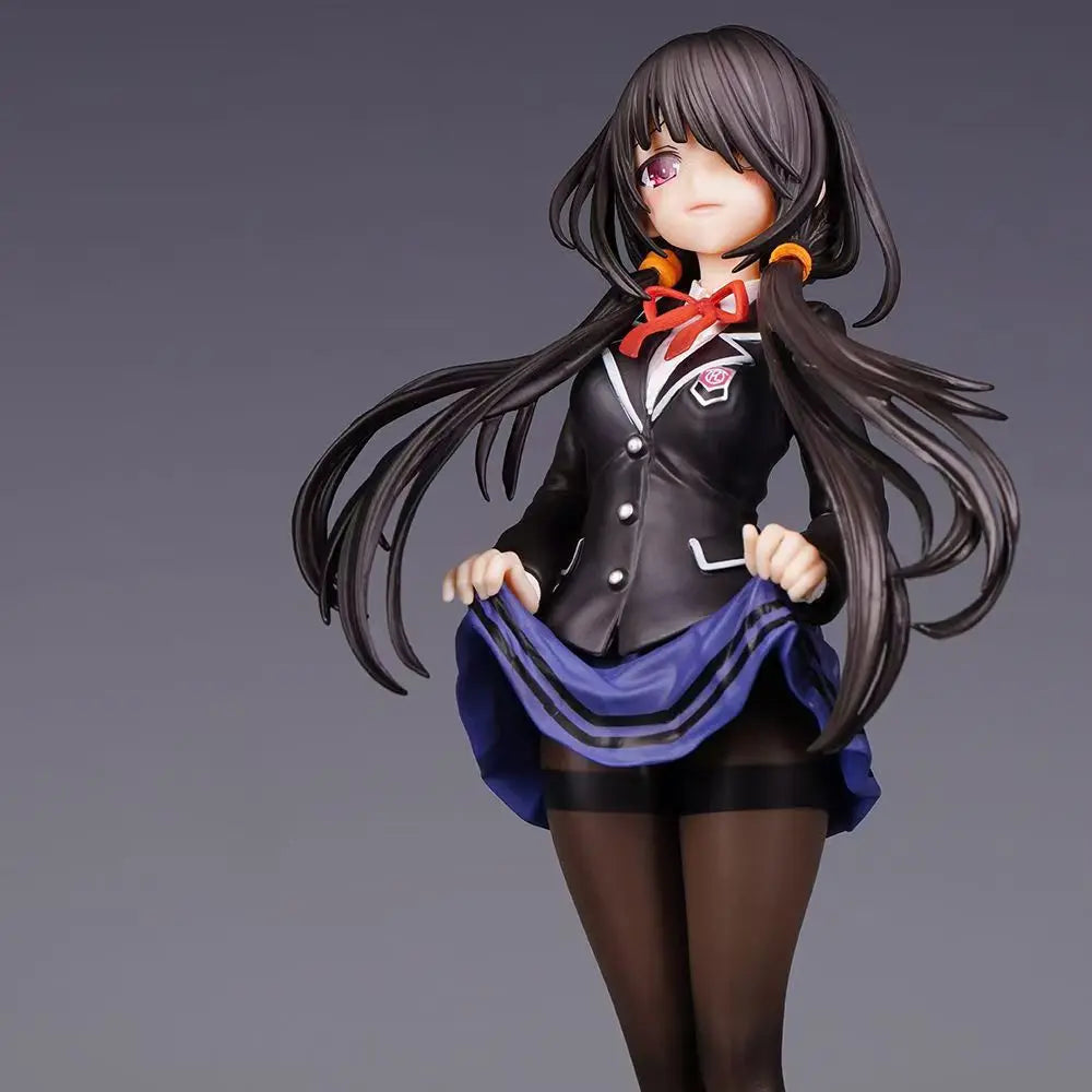 22.5cm Date A Live Tokisaki Kurumi Premium Edition Anime Girl Figure Model Statue Boy Collection Desktop Decoration Ornament Toy