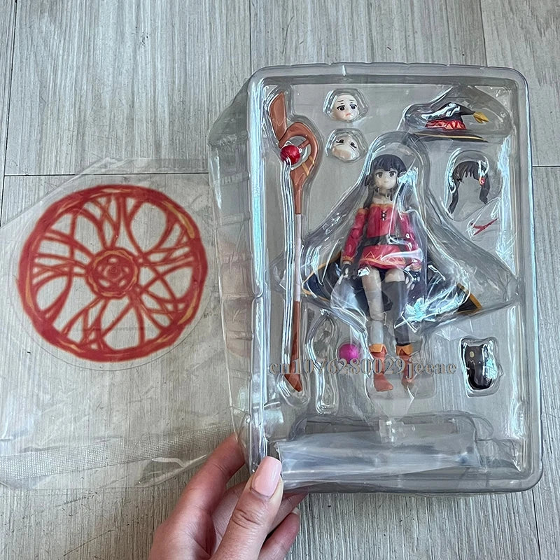 Figma 407 Figure KonoSuba God's Blessing on This Wonderful World Anime Figure Megumin Figures Cute Statue Collectible Model Toys