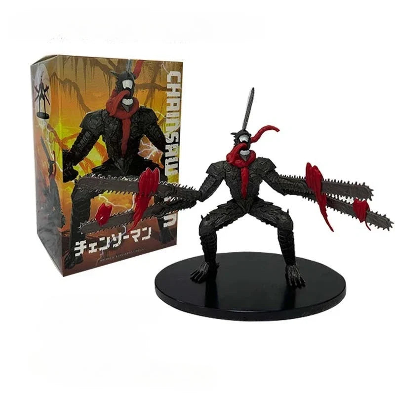15-17cm Anime Chainsaw Man Hell Demon Samurai Sword Hunter Boqita Action Figure Ornament PVC Model Doll Toy Collection Kids Gift