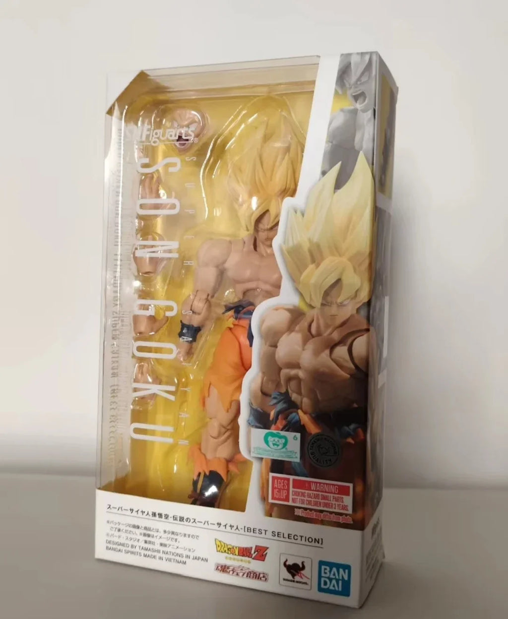 Genuine Bandai Dragon Ball SHF Son Goku Legendary Super Saiyan (best Selection) Anime Action Figures Model Toys Gift for Kids