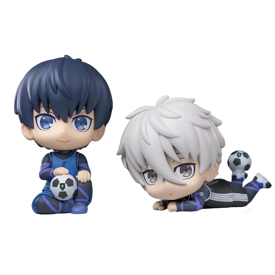 BLUE LOCK Action Figures Isagi Yoichi Nagi Seishiro Anime Figure Q Version Figurine PVC Collectible Model Kids Doll Toys Gifts