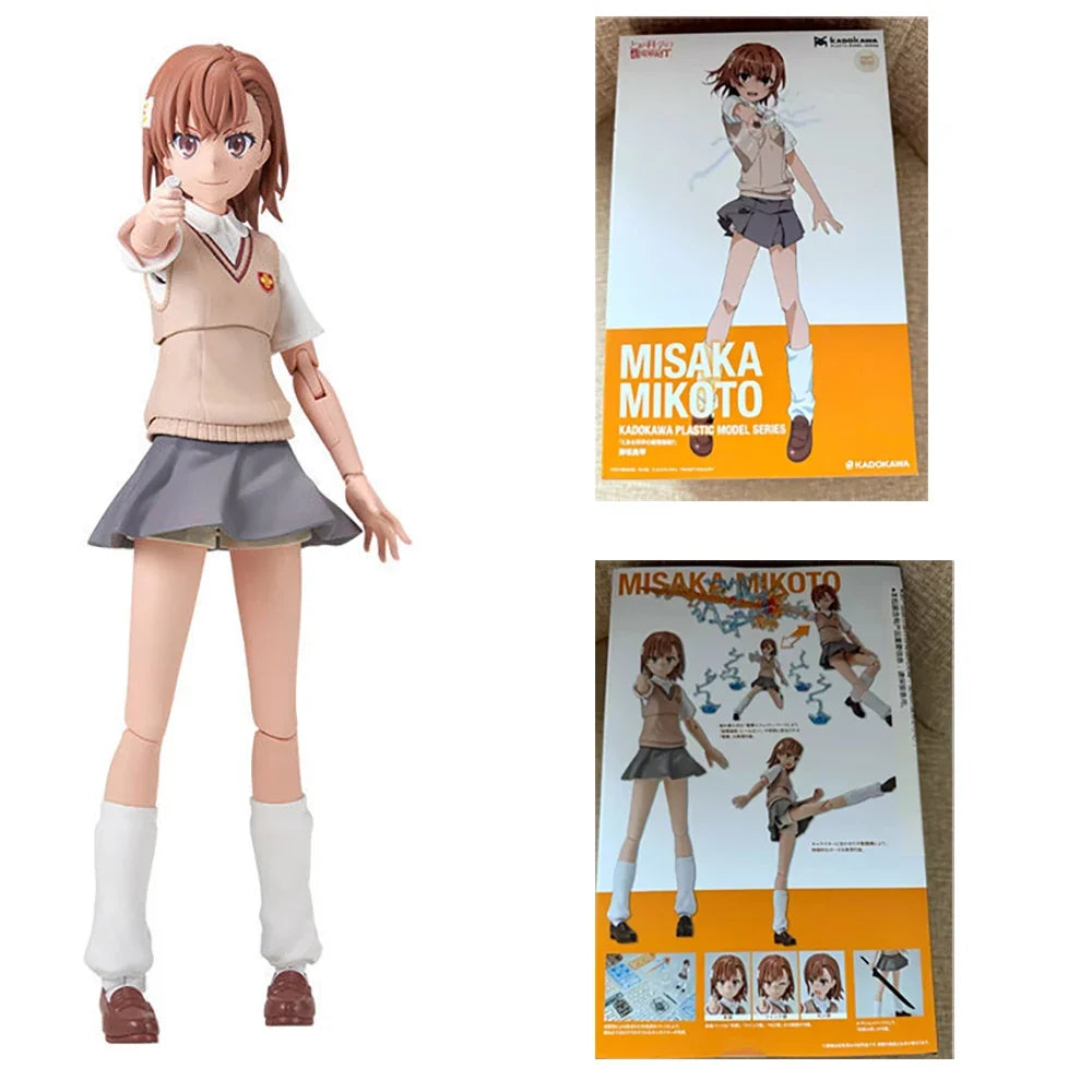 100% Original in Stock Kadokawa Kadokawa Plastic Model Series To Aru Kagaku No Railgun T Misaka Mikoto Collection Series