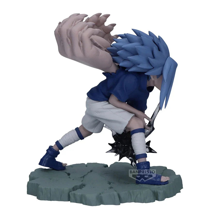 Original Banpresto Naruto Anime Figurines Memorable Saga Uchiha Sasuke PVC Action Figures 100mm Figurals Collectible Model Toys