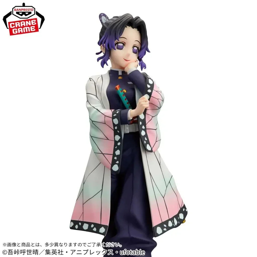 In Stock Original BANPRESTO GLITTER&GLAMOURS Demon Slayer Shinobu Kocho Figure Anime Model Genuine Boxed Toy