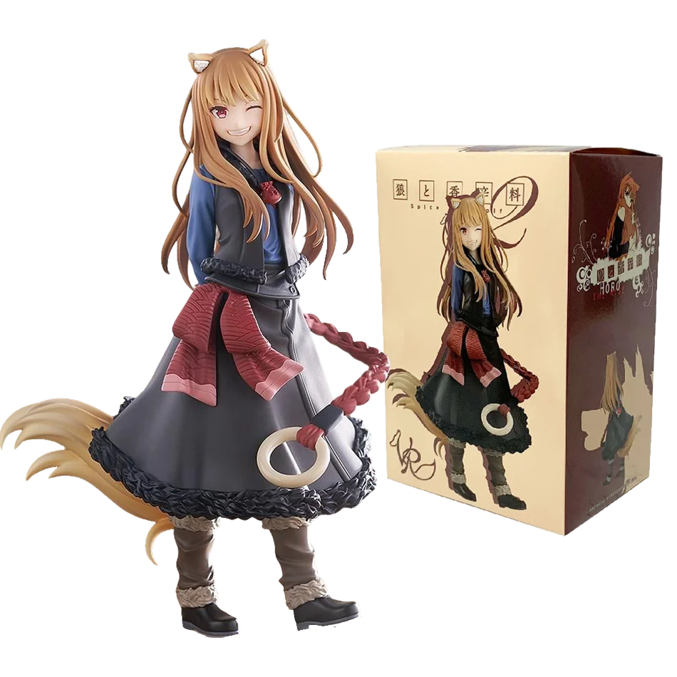 New Anime Spice And Wolf Figure Toys 17cm Holo Figural Action Doll Cute Girls PVC Model Toy For Kids Birthday Gifts In Stock