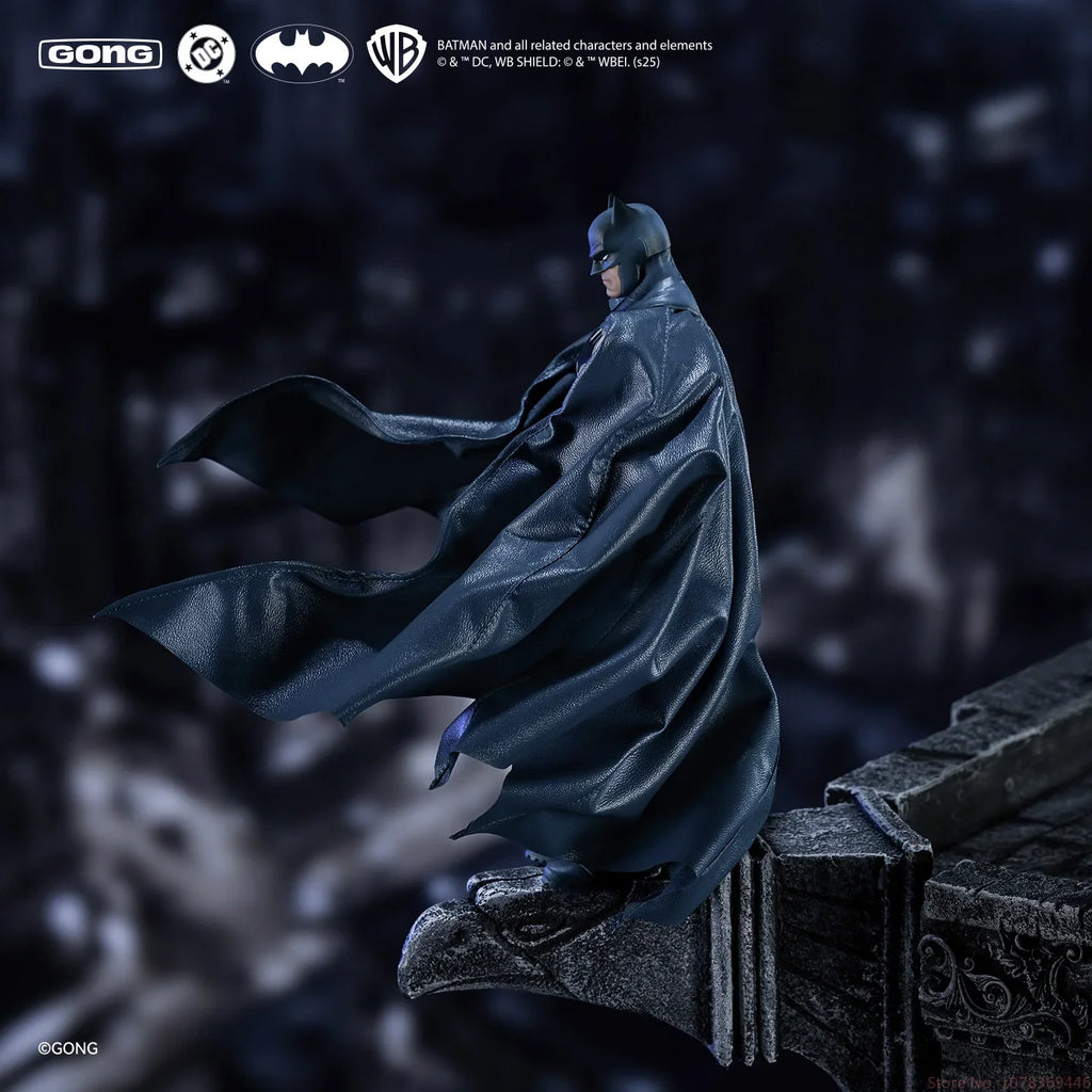Original GONG DC Hush Batman Action Figure Model Toys 1/12 Bruce Wayne Series Fabric Clothing Model Toy Collectible Gift