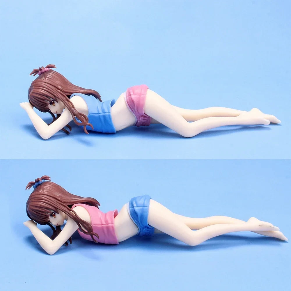 Japan beauty Girls To Love Ru Darkness Yuuki Mikan Figure PVC Action Anime Collectible Model Toy Doll 15CM for kid Home decor