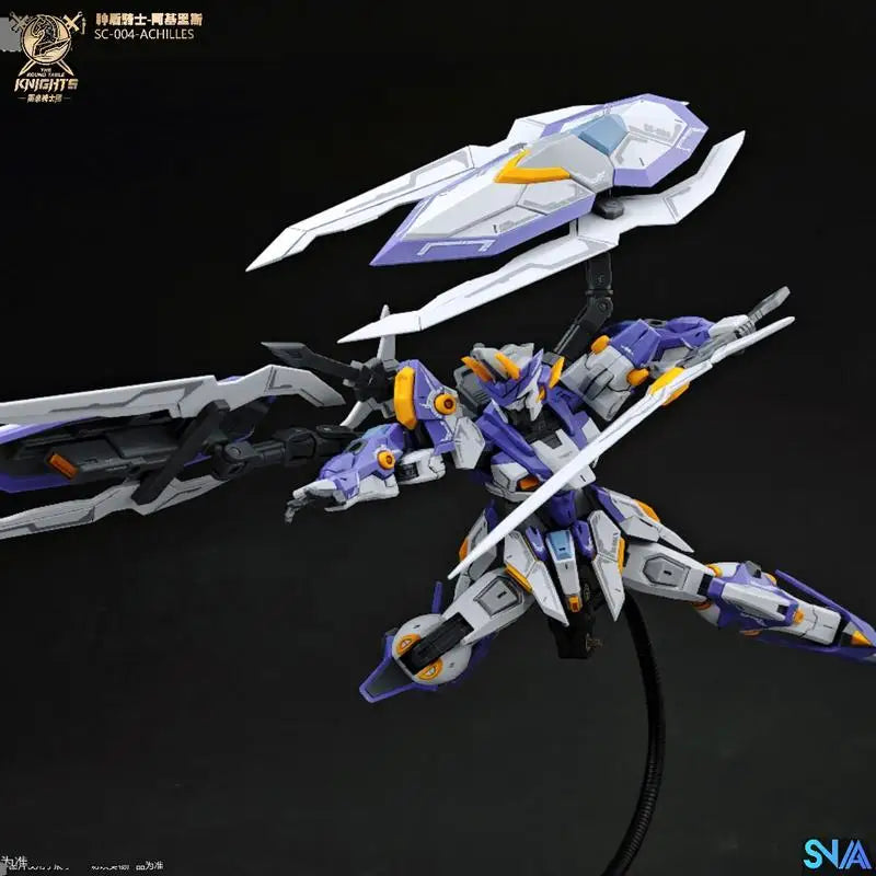 1/144 SNAA THE ROUND TABLE KNIGHT SC-004 AEGIS KNIGHT ACHILLES  Action Figure Mecha Assembly Model Kit Collectible Boy Toys Gift