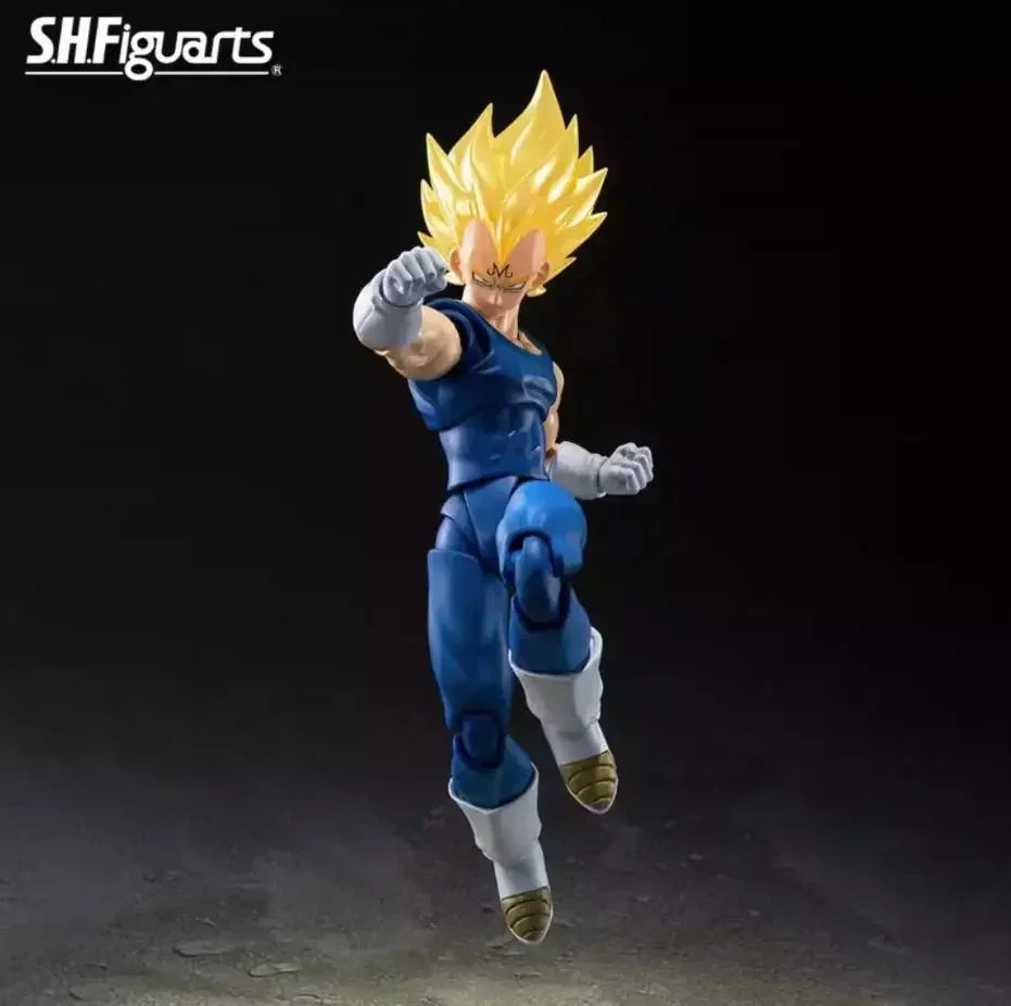 100% Original Bandai Sh Figuarts Dragon Ball Z Majin Vegeta Action Figure Exclusive Edition Model Toys Pvc Gift Anime Figura