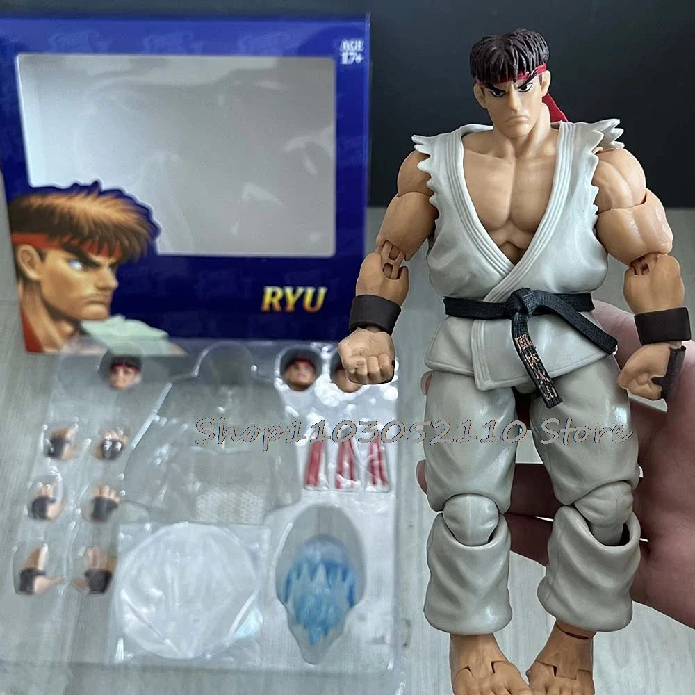 ST Street Fighter Guile Ken Ryu Action Figure Anime The Final Challengers Model Doll Statue Joint Movable Movie Toys Gifts