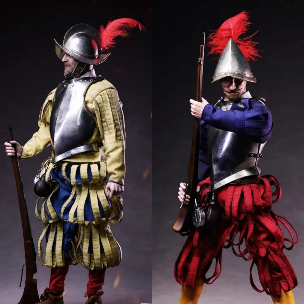 In Stock COOMODEL SE138 SE139 1/6 Male Spanish Soldier Warrior Musket Infantry Full Set Delicate 12in Action Figure Model