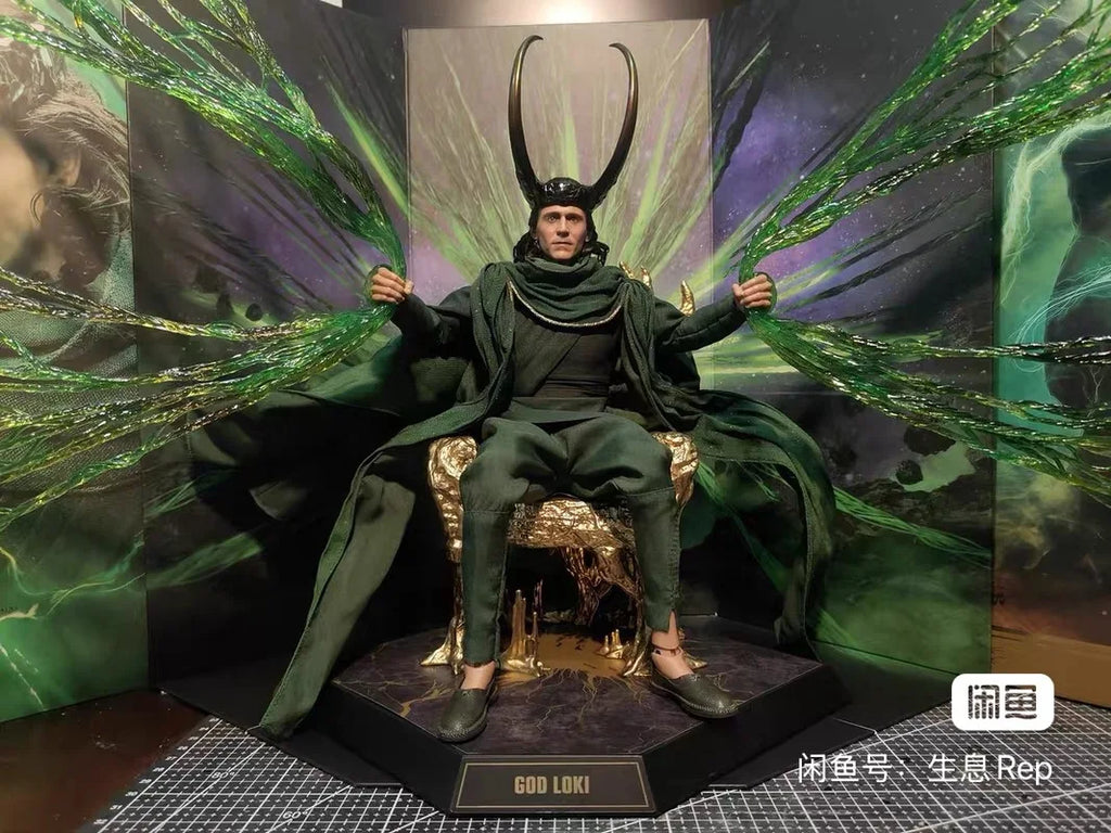 original Hot Toys Ht Dx40 1/6 Loki 2 God Loki Dx041ae God Loki Glue Hair Version Action Figure Fan Hobbies Toy Birthday Gifts