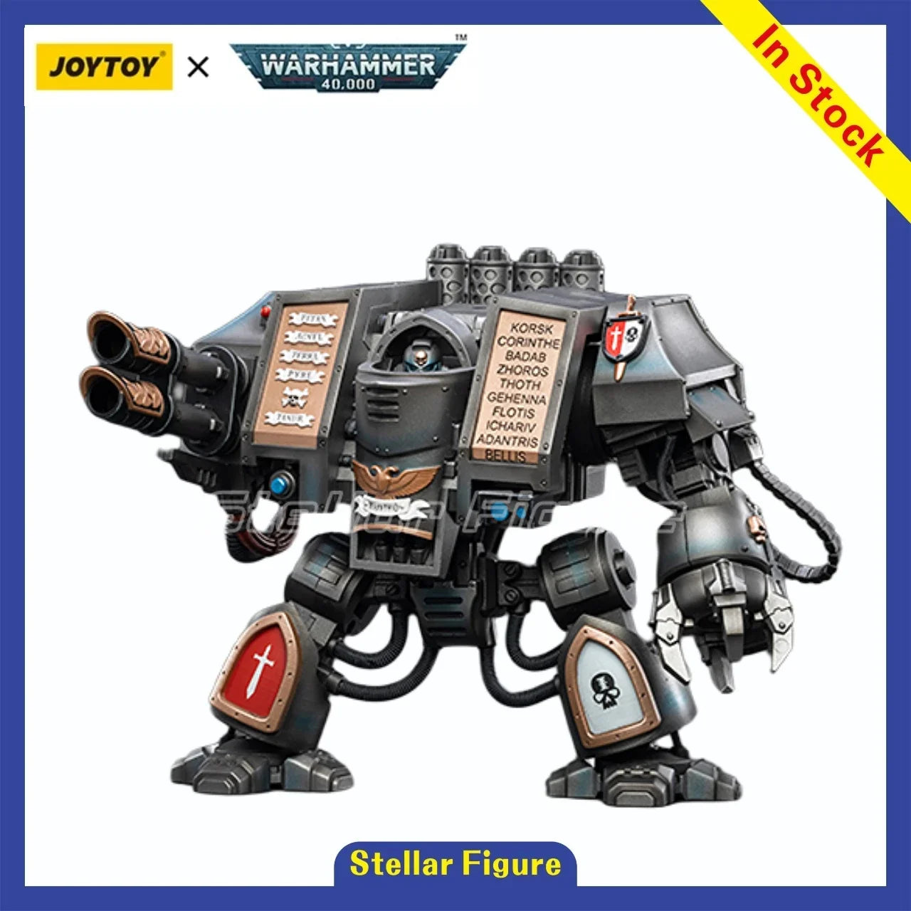 【SF】JOYTOYS 1/18 Action Figure Space Marines Grey Knights Venerable Dreadnought Model Toys Gifts Collection Ornaments