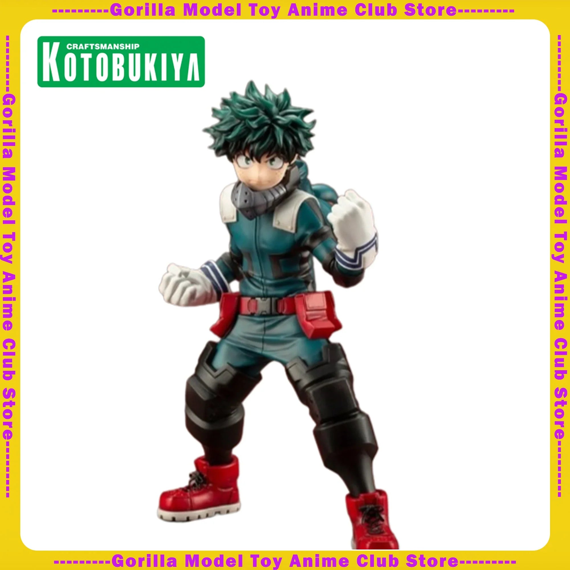In Stock Original Genuine KOTOBUKIYA ARTFX J Midoriya Izuku My Hero Academia Anime Statue Collection Model Kit Anime Figure Toys