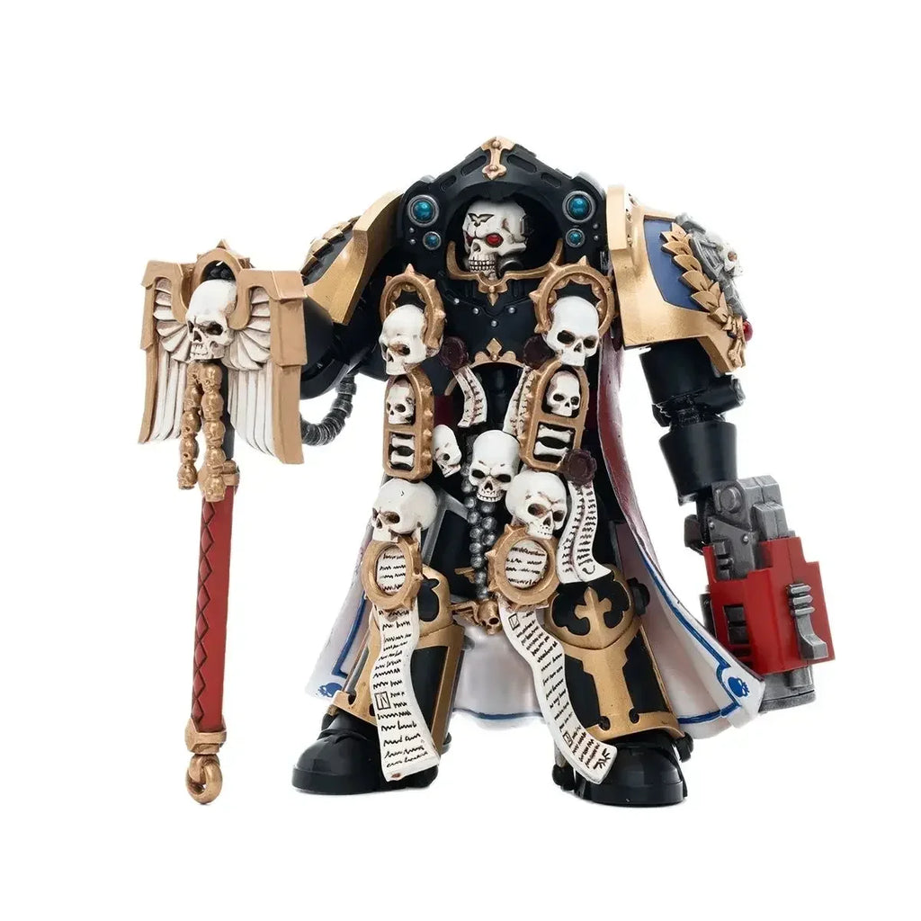 JOYTOY  40K Ultramarines Terminator Chaplain Brother Vaniu 1:18 Action Figure,Collection Model Toys Gift for Adults