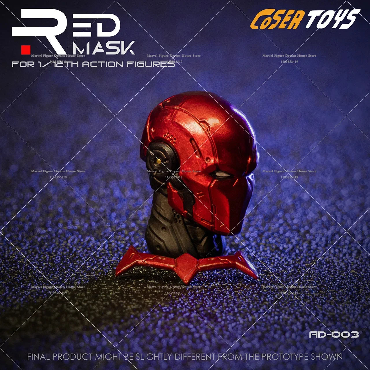 In Stock COSER TOYS 1/12 Scale Detective Comic Red Hood Solider Male Head Sculpt Carved Model fit 6In VTOYS VSD003 Action Figure