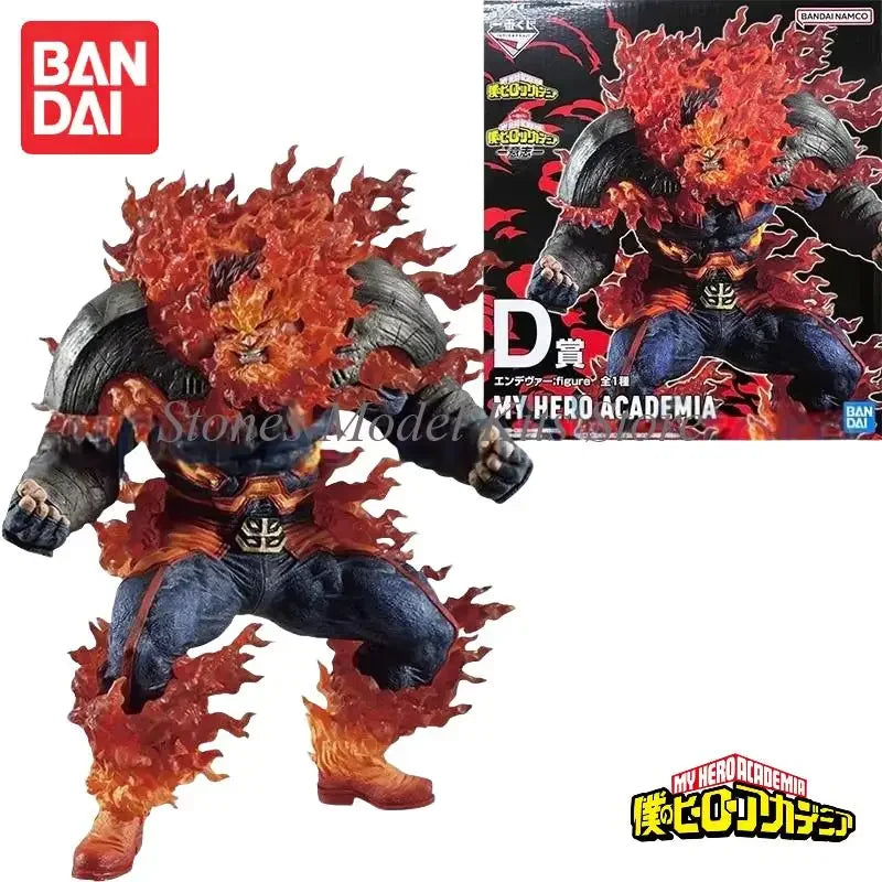 In Stock 100% Original Bandai My Hero Academia Anime Midoriya Izuku All Might Endeavour Hawks Character Model Toy Kids Gift