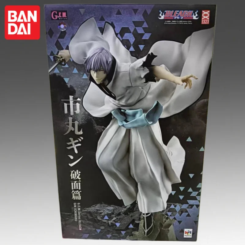 Auf Lager Bandai Original Megahouse Bleach Ichimaru Gin Actionfigur Modell Puppe Brandneu Verpackt Anime Charaktere Spielzeug Modell