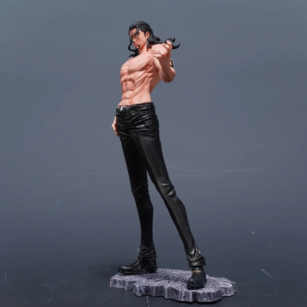 25cm/9.84in Anime ONE PIECE Figure Rob Lucci Action Figures Pvc Statue Desktop Ornamen Collection Model Toys Gifts