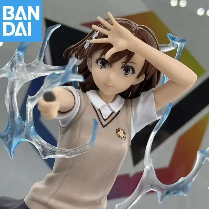 In Stock Bandai Namco Banpresto Genuine Espresto Level5 Electromaster Misaka Mikoto Pvc Desktop ornament Anime Model Toy Gift