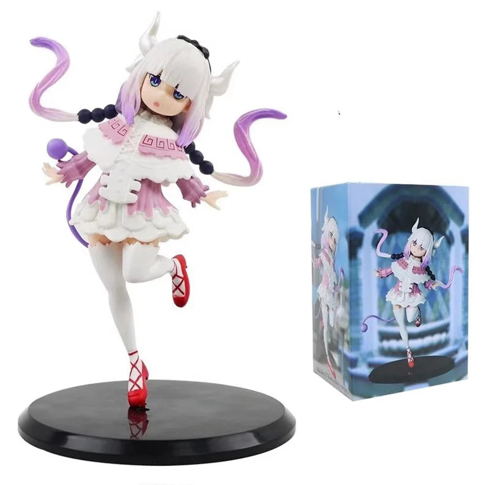 16CM Kanna Kamui Figure Kobayashi San Chi No Maid Dragon Anime Animation Model Toy Gift Collection Decorative Ornaments PVC