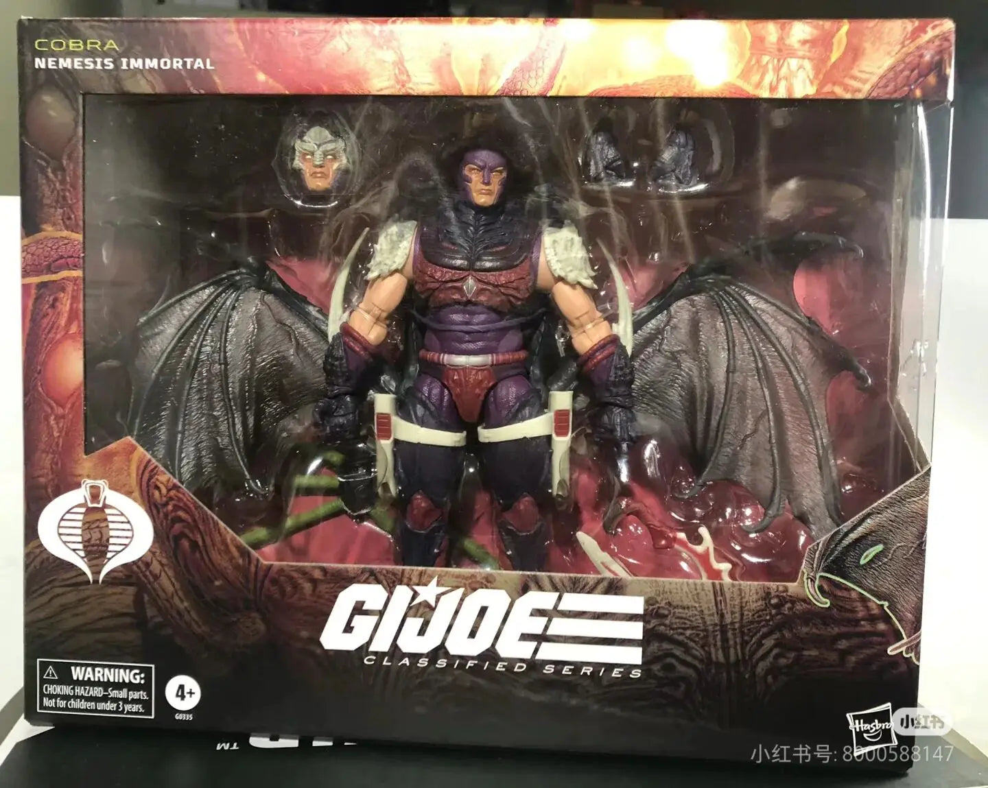 Original 6-Inch G.I. Joe Avenger Immortal Classified Series #130, Cobra Commander (Once A Man)  Action Figure Kids Toy Gifts
