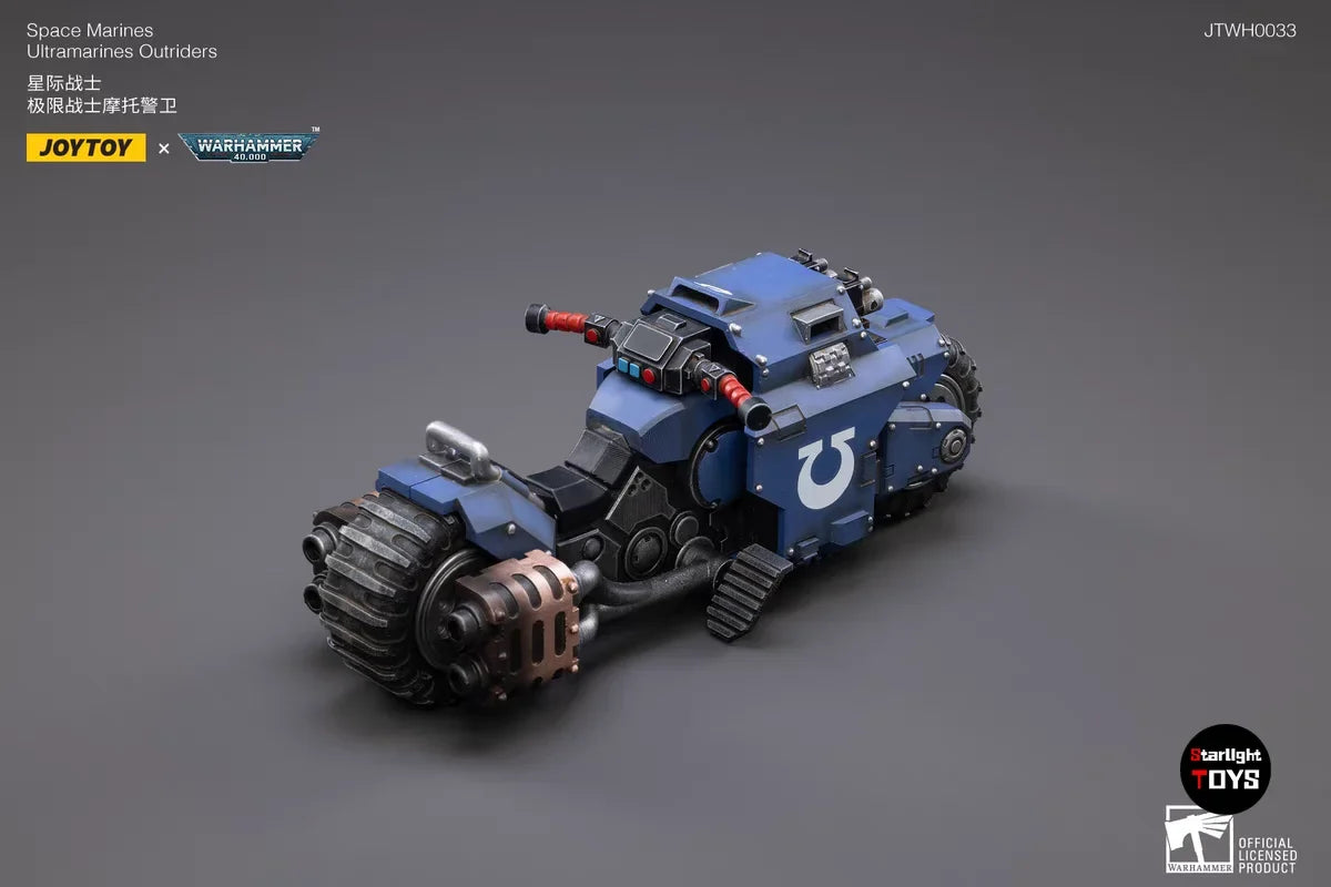 JOYTOY 1/18 Action Figure Warhammer 40K Space Marines Ultramarines Outriders Toys Model Ornaments Collection Gifts