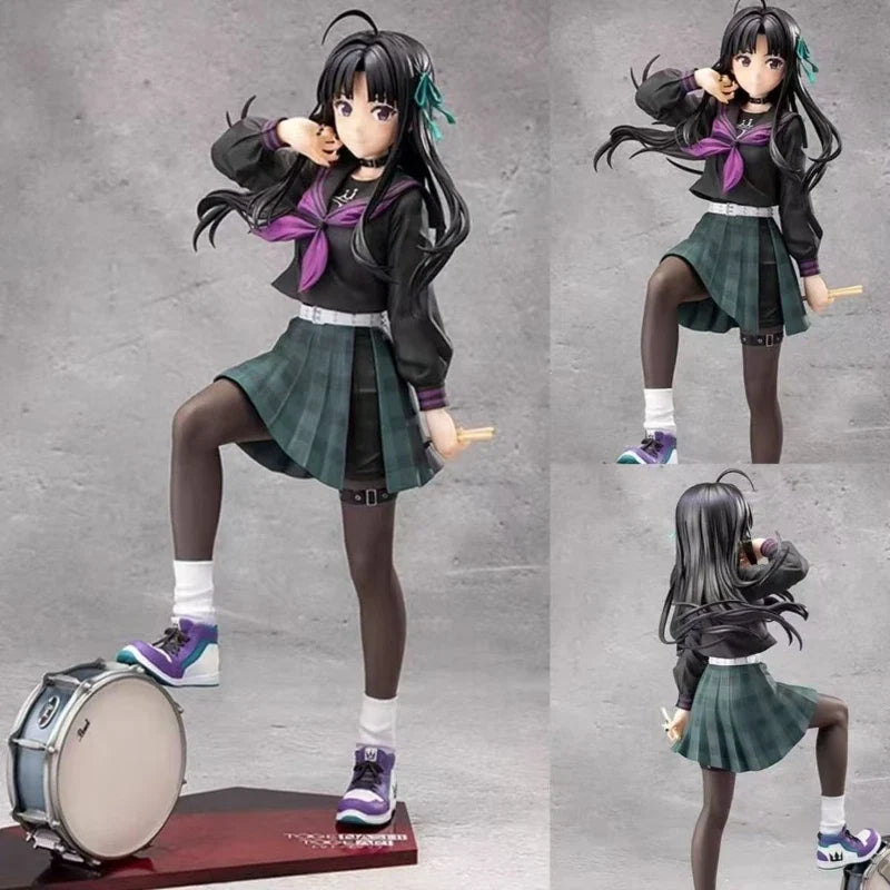 23CM Girls Band Cry Figurine Anime Kotobukiya Subaru Awa Figure Pretty Girl Model PVC Adult Collection Toys Decoration Gifts