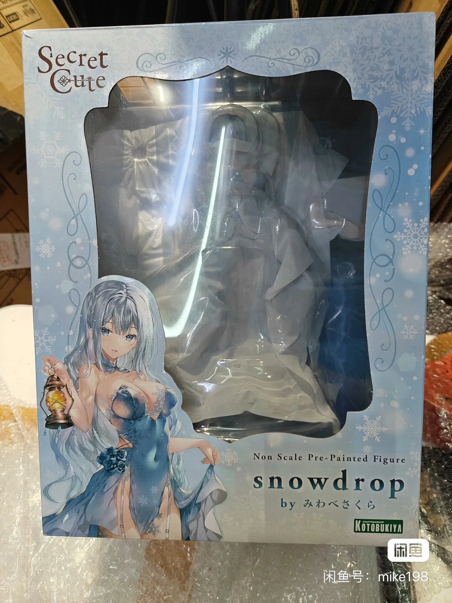 Original in Stock KOTOBUKIYA Secret Cute Snowdrop  Figures Model Toys Gifts Collection Ornaments