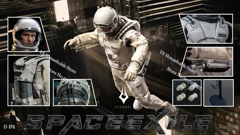 Eternal Toys ET-X9 1/6 Sammler-Astronaut Stoff Actionfigur Science-Fiction Exile Film Zarte 12-Zoll Soldatenmodell Geschenke